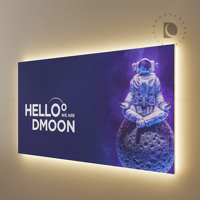 Wall Mounted Backlit Displays